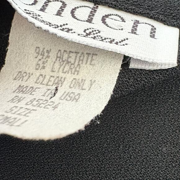 90s Glam Beaded Black Tank Top Vintage Evening Y2K Minimalist Elegant Chic S - Picture 4 of 6